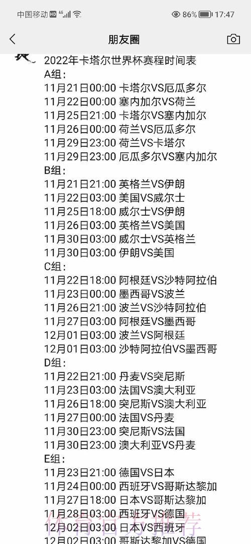 深度剖析世界杯赛程预测全攻略