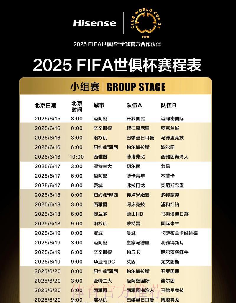 世界杯决赛赛程深度解读